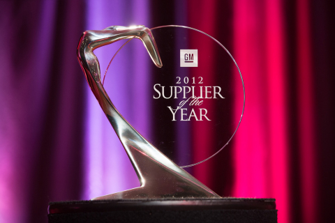 Advanced Composites won 2012 GM Supplier of the Year award (Photo: Business Wire) 
