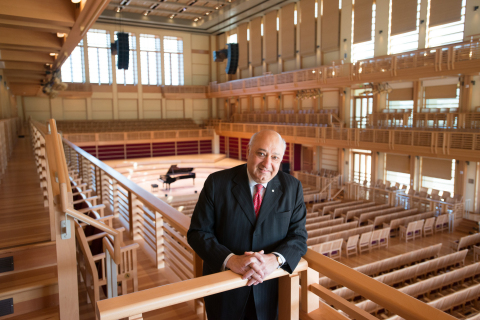 Zarin Mehta at Joan and Sanford I. Weill Hall, Green Music Center, Sonoma State University (Photo: Kristen Loken)