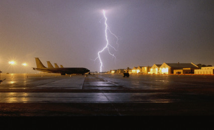 Henkel is launching its innovative epoxy-based surfacing film for composites, which offers honeycomb-cored composites enhanced protection against lightning strike (Photo: Getty Images).