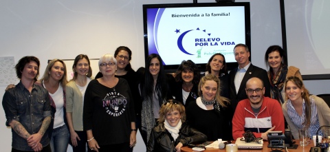 The staff and volunteer leadership from the American Cancer Society and the Peluffo-Guiguens Foundation following a two day training on Relay For Life in Montevideo, Uruguay. (Photo: Business Wire) 