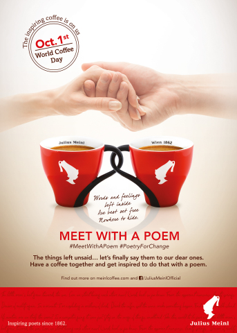 Thousands to Reconnect in Julius Meinl’s Annual ‘Meet with a Poem’ Initiative (Photo: Business Wire)