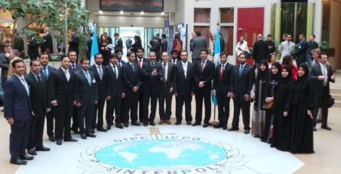 MoI delegation group photo at the Interpol meeting in Lyon, France (Photo: Business Wire)