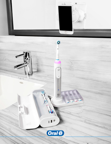 Oral-B GENIUS. Brush like your dentist recommends for improved oral health. (Photo: Business Wire) 