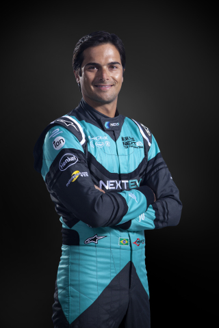 The first Formula E champion, Nelson Piquet Jr, Brazilian driver From NEXTEV TCR