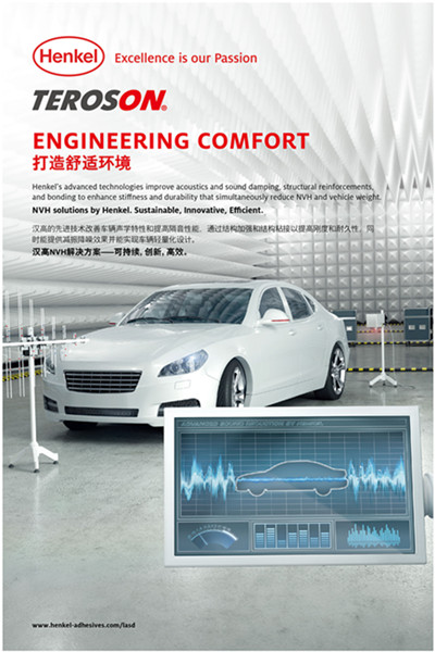 Henkel provides NVH solution to the automotive industry