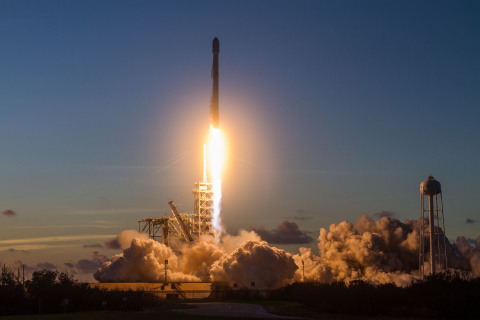 EchoStar 105/ SES-11 Successfully Launched on SpaceX’s Falcon 9 (Photo: Business Wire)
