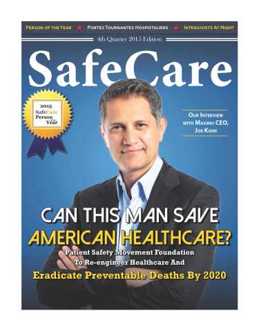 SafeCare杂志年度人物（照片：美国商业资讯）