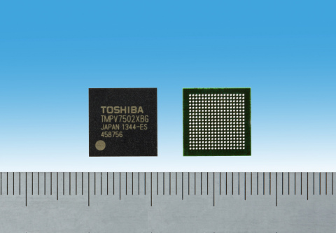 東芝:適用於小型相機模組的影像識別處理器TMPV7502XBG(照片:美國商業資訊)