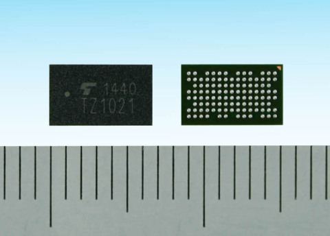 適用於穿戴式裝置的東芝應用處理器TZ1021MBG（照片：美國商業資訊）