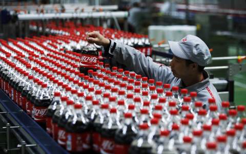 可口可樂在河北省成立裝瓶廠，是公司在中國大陸的第43家工廠。（照片：美國商業資訊） 