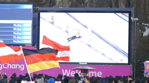 松下携其影音设备和系统解决方案参加2018平昌冬奥会场馆测试活动（照片：美国商业资讯）