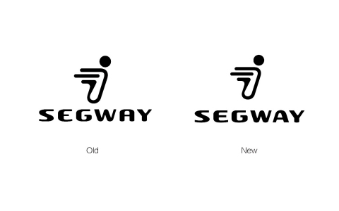 Old (left) compared with new (right) logo in corporate VI system