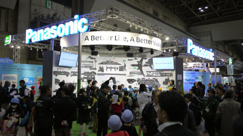 Panasonic booth at Eco-Products 2015 (Photo: Business Wire)